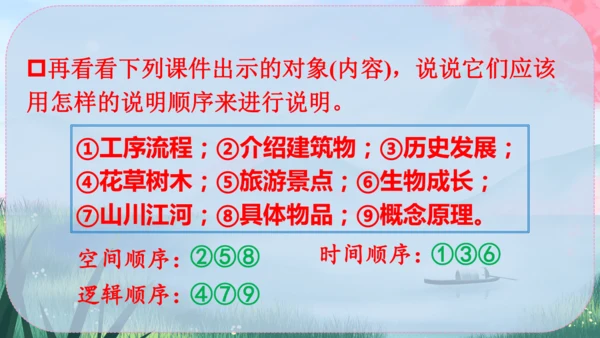 统编版语文八年级下册第二单元《写作：说明的顺序》课件