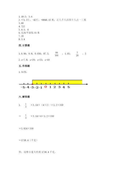 北京版六年级下册期末真题卷精品（考点梳理）.docx
