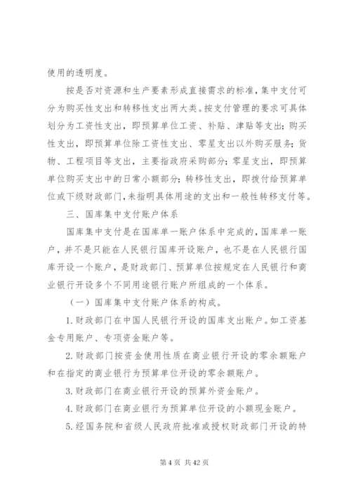 国库集中支付制度的建立与实施.docx