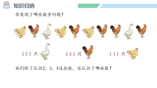 新人教版数学一年级上册3.10 整理和复习课件（45张PPT)