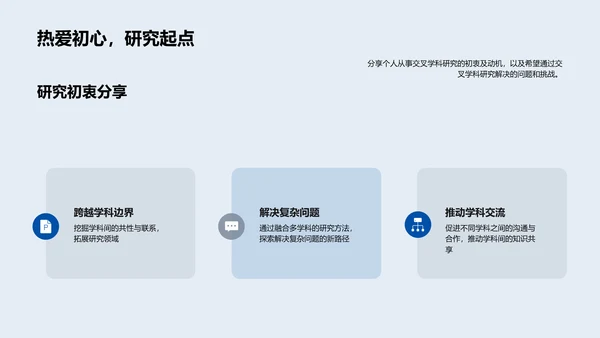 交叉学科研究实践PPT模板