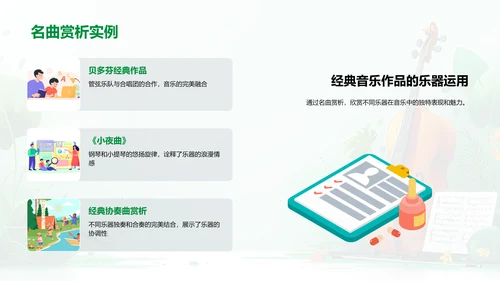 乐器知识讲座PPT模板