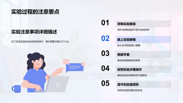 实验成果学习汇报PPT模板