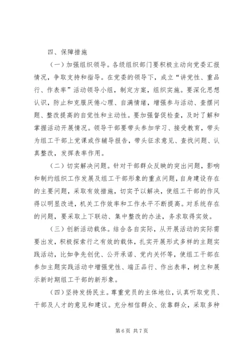 讲党性重品行作表率意见 (4).docx