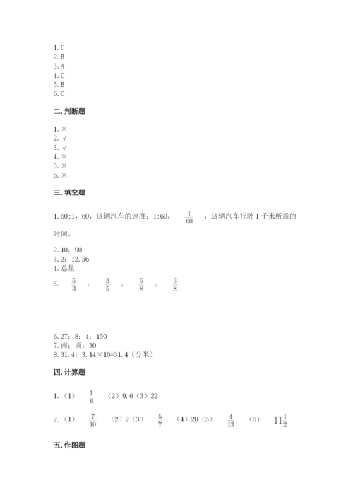 小学数学六年级上册期末卷及完整答案【网校专用】.docx