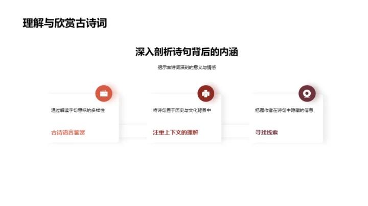 古诗词的艺术世界