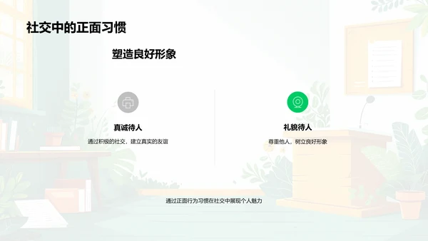 行为习惯塑造成长PPT模板