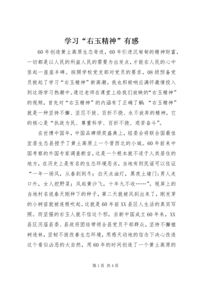 学习“右玉精神”有感.docx