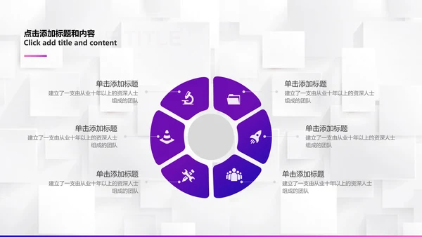 紫色简洁商务工作总结汇报通用PPT模板
