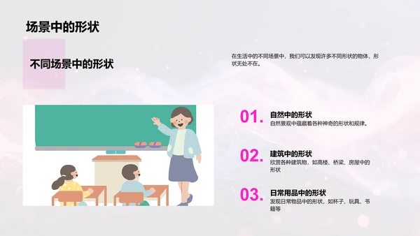 认识形状游戏课PPT模板