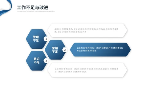 蓝色简约商务月度工作总结工作汇报述职报告ppt模板