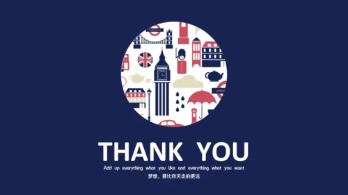 英伦风格通用PPT模板