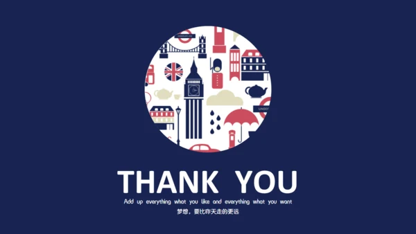 英伦风格通用PPT模板
