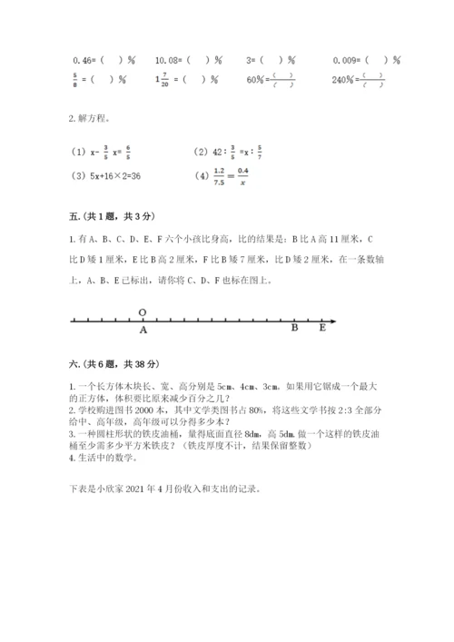 青岛版数学小升初模拟试卷精品【黄金题型】.docx