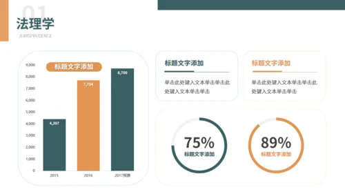 网页风大学法律专业课课件通用PPT模板
