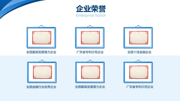 扁平风蓝色金融企业介绍管培招聘宣讲PPT