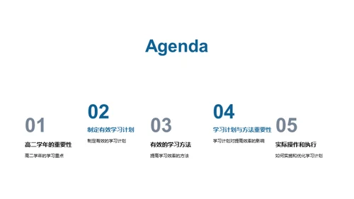 高二学年的学习之道