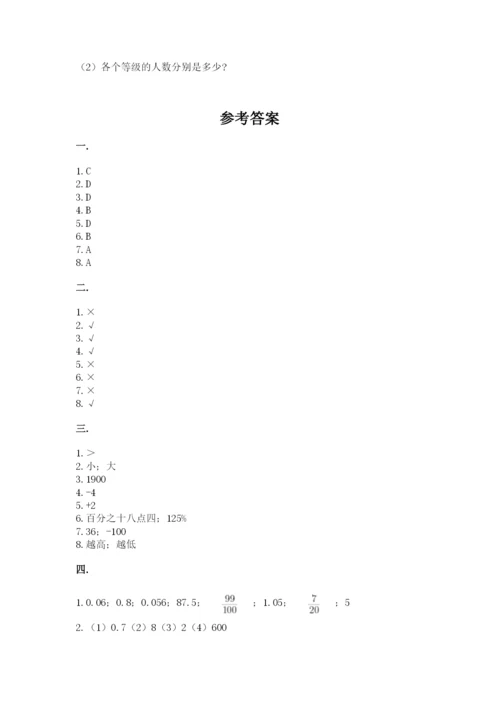 青岛版六年级数学下学期期末测试题含答案（巩固）.docx