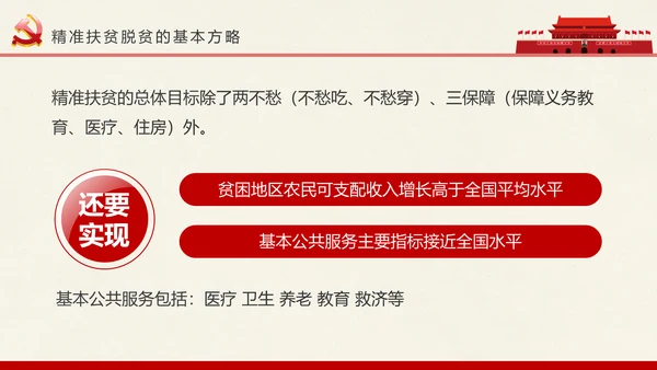 新农村精准扶贫开发脱贫攻坚战PPT模板