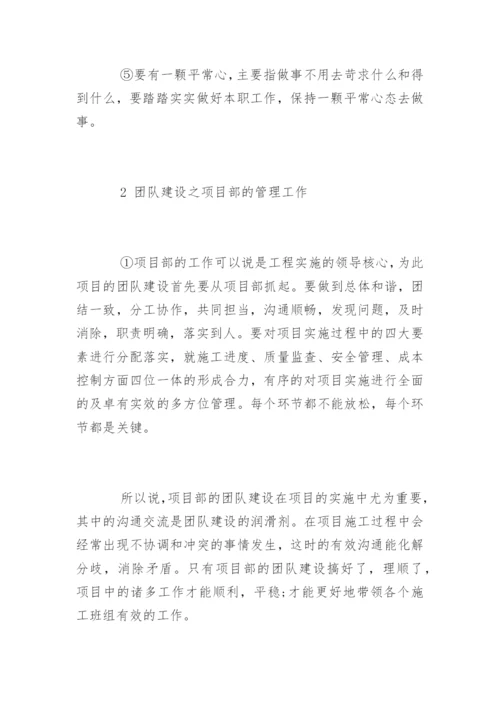 团队建设与项目管理.docx