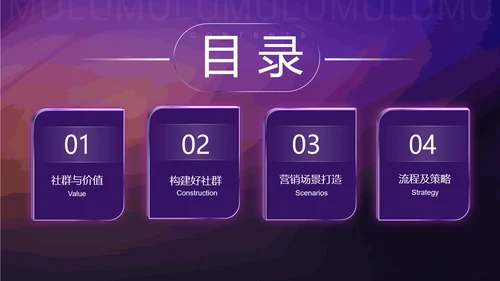 社群运营流程及策略PPT模板