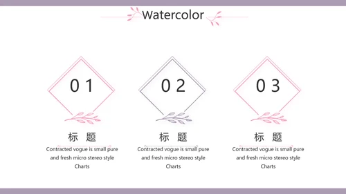 小清新年终工作总结汇报计划PPT
