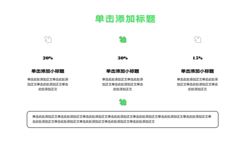 绿色扁平风年中述职汇报PPT模板