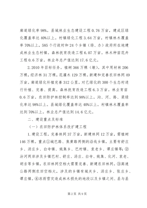 建设生态县计划细则.docx