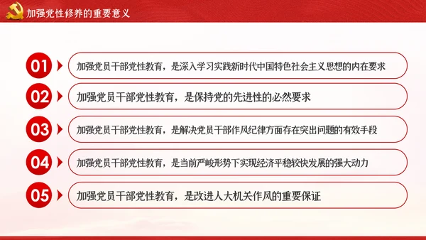 不忘初心牢记使命新时代党性修养教育党课PPT