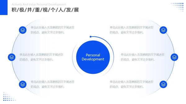 蓝色大气稳重励志风每一步都是成长的足迹转正述职报告PPT模板