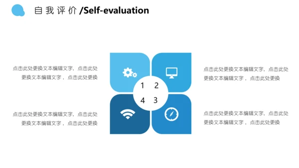 数码科技述职报告通用PPT模板