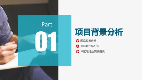 商业计划书项目规划PPT模板