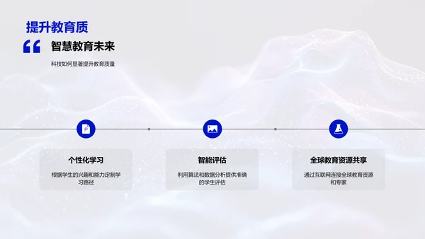 智慧教育应用实践PPT模板