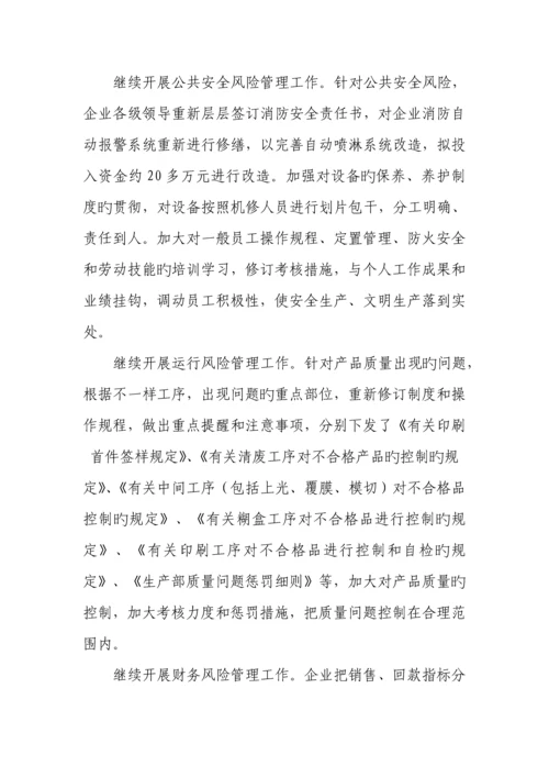 公司全面风险管理报告.docx