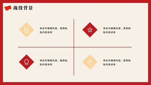 红色复古党政风长津湖战役党史学习PPT模板