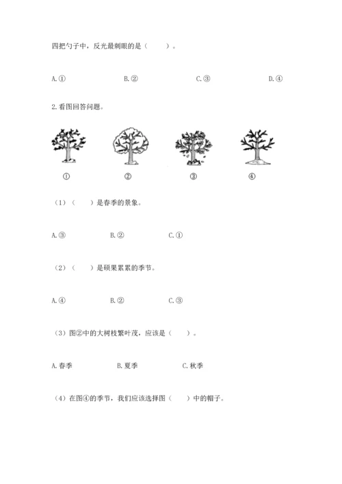 教科版科学二年级上册《期末测试卷》精品（综合题）.docx