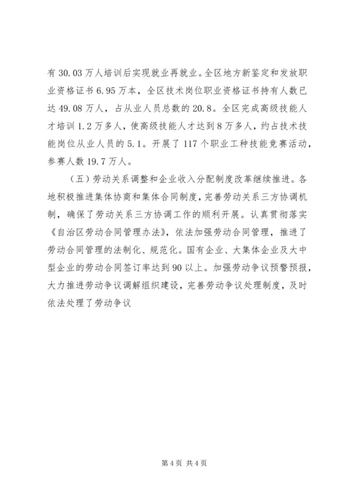 坚定信心同心协力不断推进劳动保障事业持续协调健康发展.docx