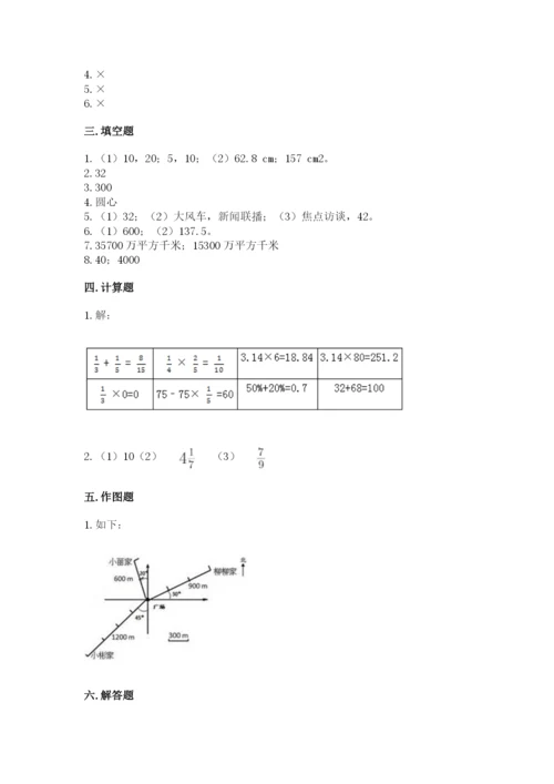 小学六年级数学上册期末考试卷附参考答案【综合卷】.docx