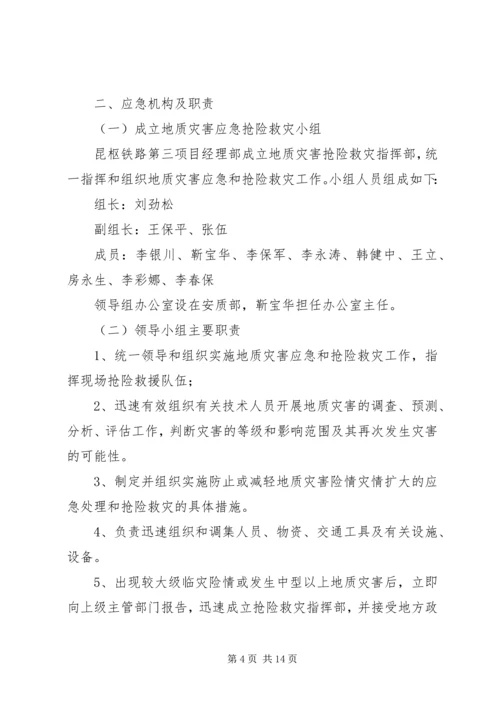 防地质灾害应急预案[五篇范文].docx