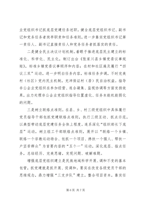 民族地区党建提升情况报告.docx