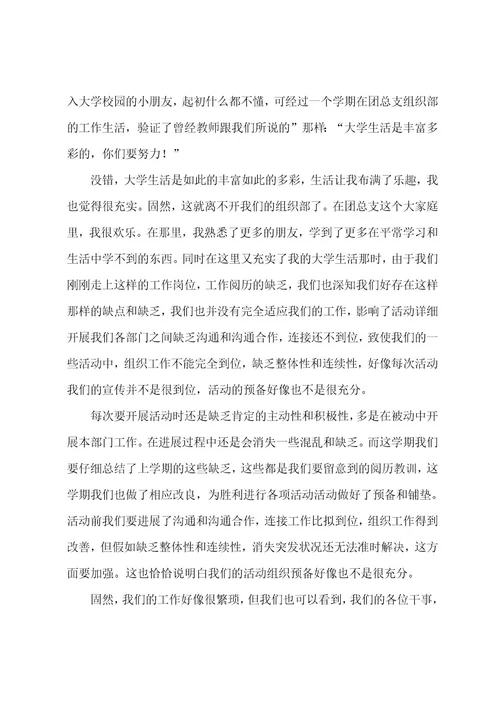 大学个人学习总结