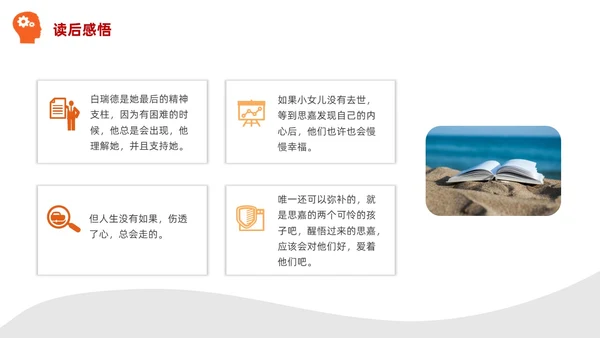 实拍风橙色飘不走的梦和人《飘》读书分享PPT课件