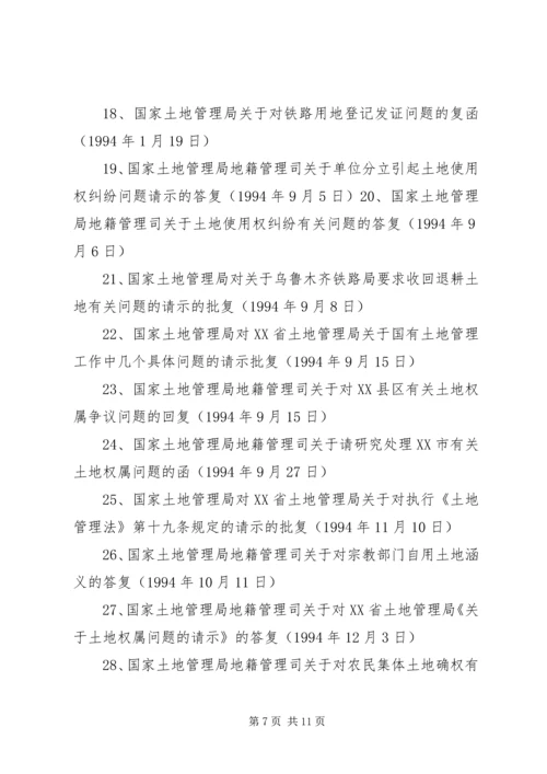 关于农村土地确权的相关法律知识.docx