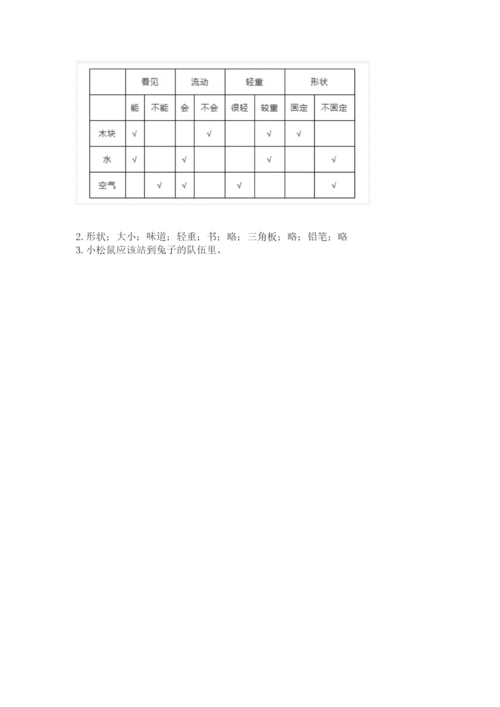 教科版一年级下册科学期末测试卷精品【名师推荐】.docx