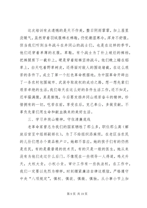 井冈山培训心得体会六篇.docx