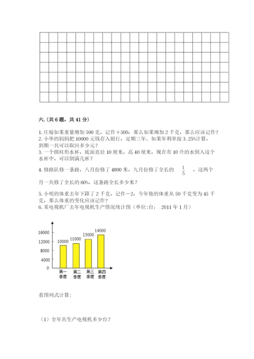 小学毕业班数学检测卷及参考答案1套.docx