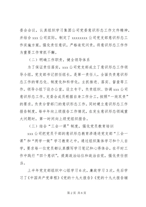 4某年党支部意识形态工作总结.docx