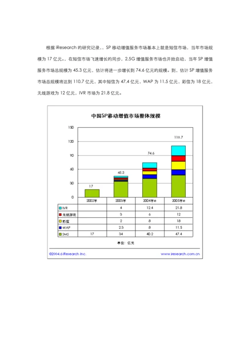 中国WAP市场专题研究报告.docx