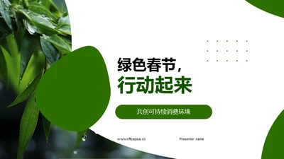 绿色春节，行动起来