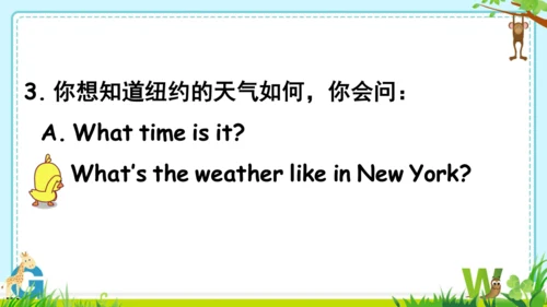 Unit 3  Weather Part B  Let’s talk & read &write 课